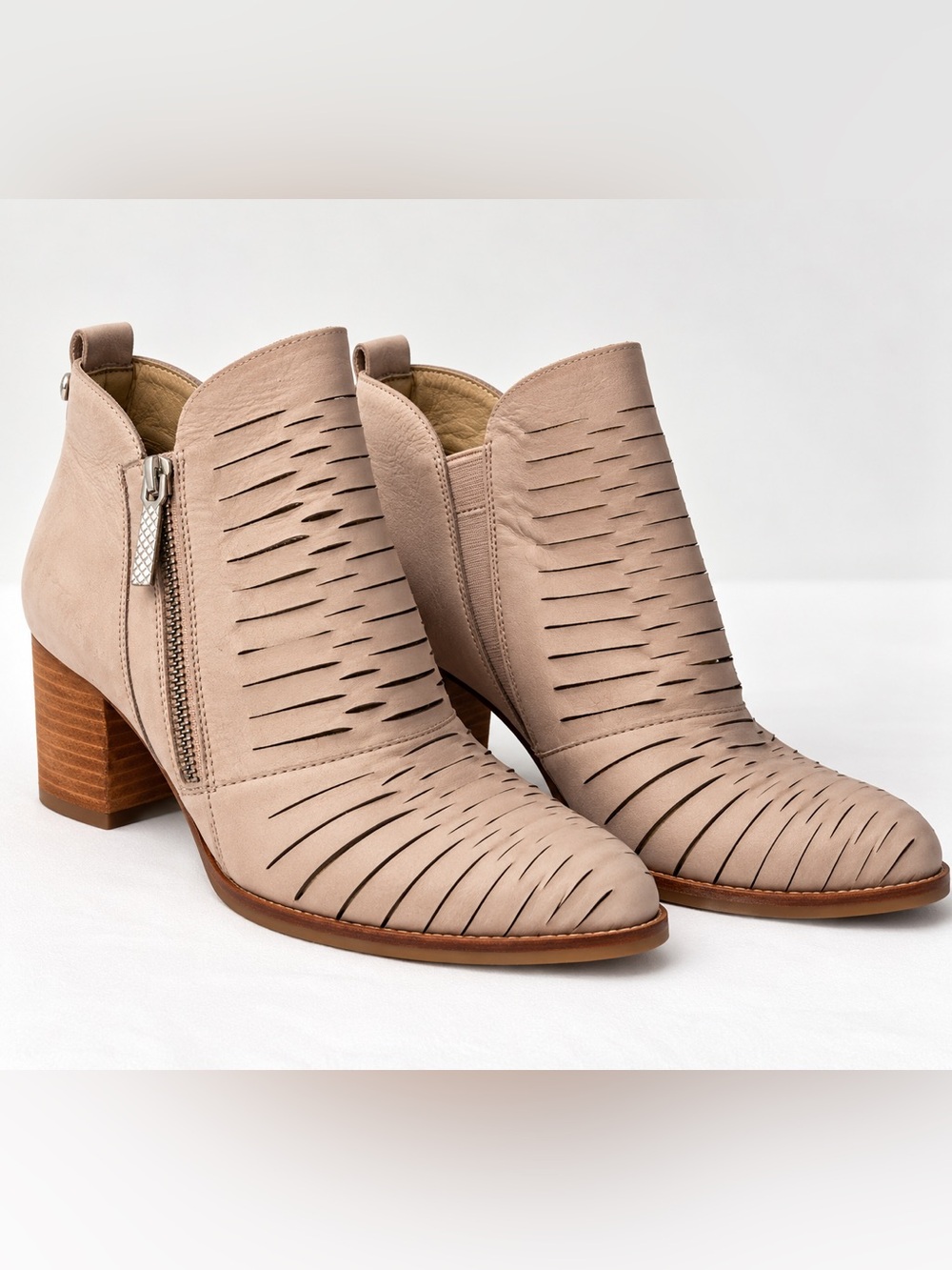 Donald J. Pliner Laser-Cut Ankle Booties